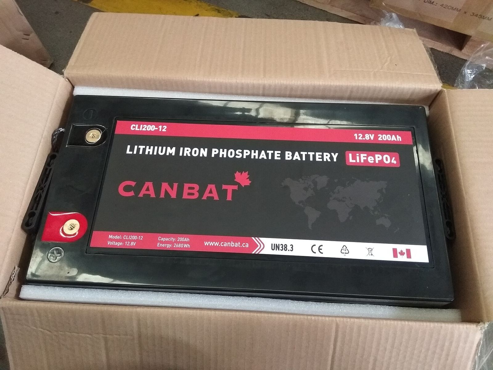 Lithium Battery 25.6V 100Ah (LiFePO4)